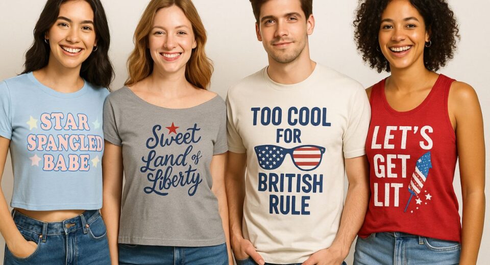 Cute and funny Fourth of July shirts for summer 2025