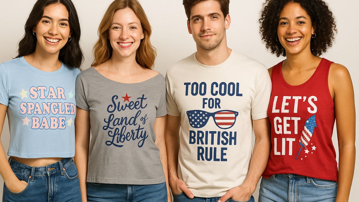 Cute and funny Fourth of July shirts for summer 2025