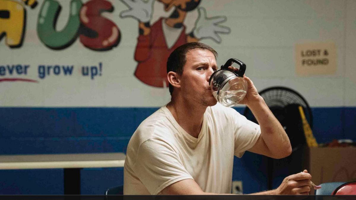 Channing Tatum as Jeffrey Manchester in Roofman movie