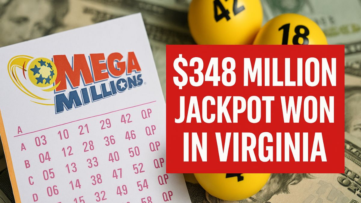 Mega Millions lottery balls and dollar bills