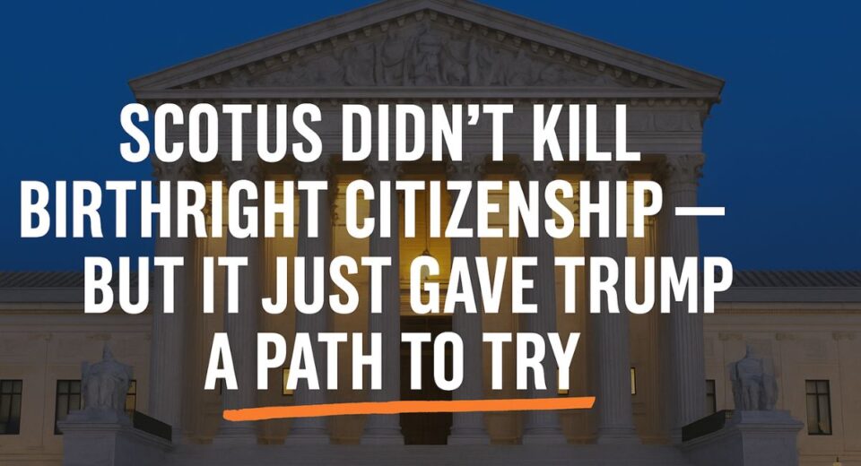 U.S. Supreme Court building under dramatic sky