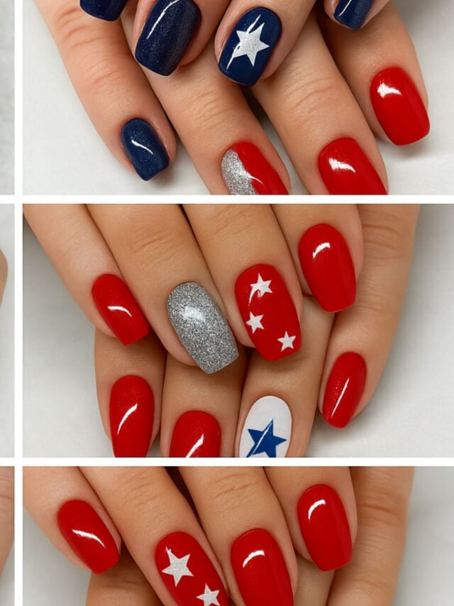 10 Stunning Fourth of July Gel Nail Ideas to Try This Summer
