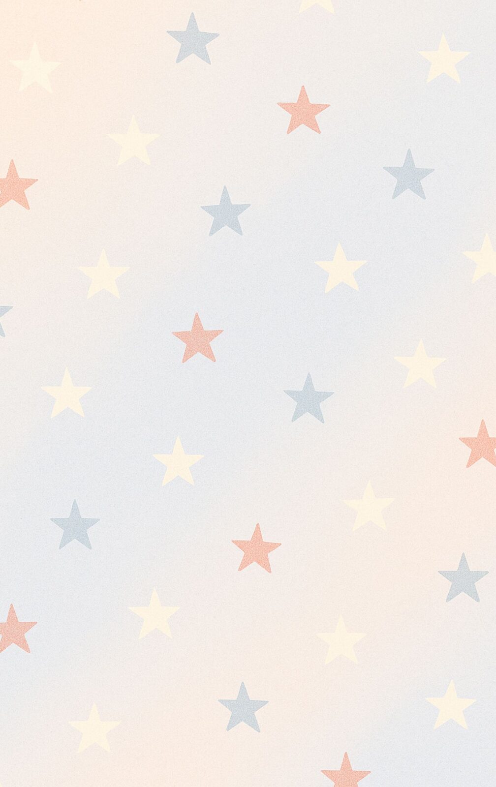 Pastel star pattern 4th of July iPhone wallpaper with soft gradient background