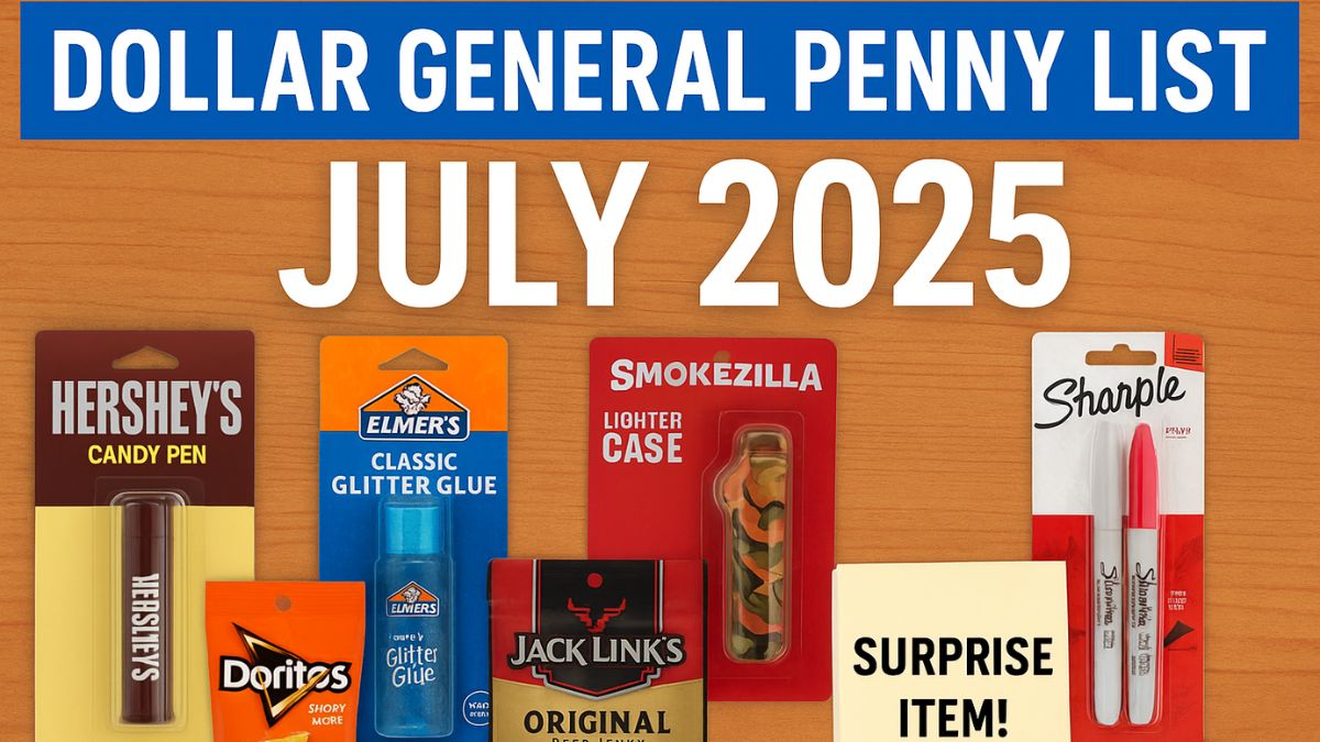 Dollar General Penny List July 2025 – $0.01 Items