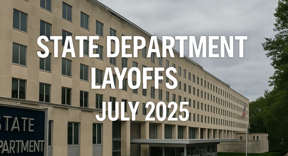 U.S. State Department headquarters after layoffs