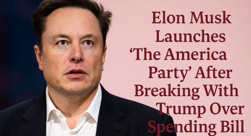 Elon Musk announces The America Party after split with Donald Trump