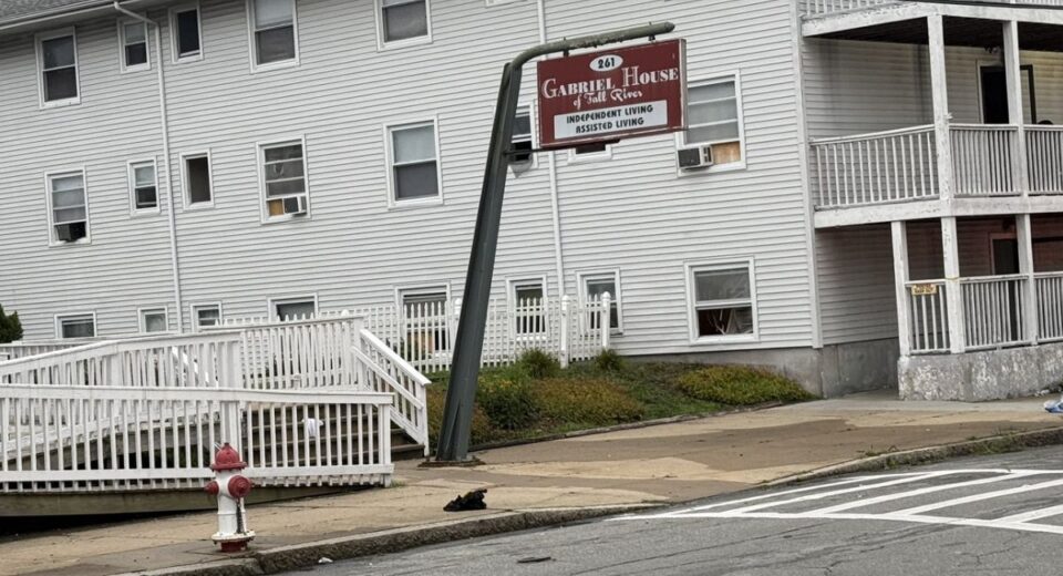 Gabriel House assisted living facility in Fall River, Massachusetts, the day after a deadly fire