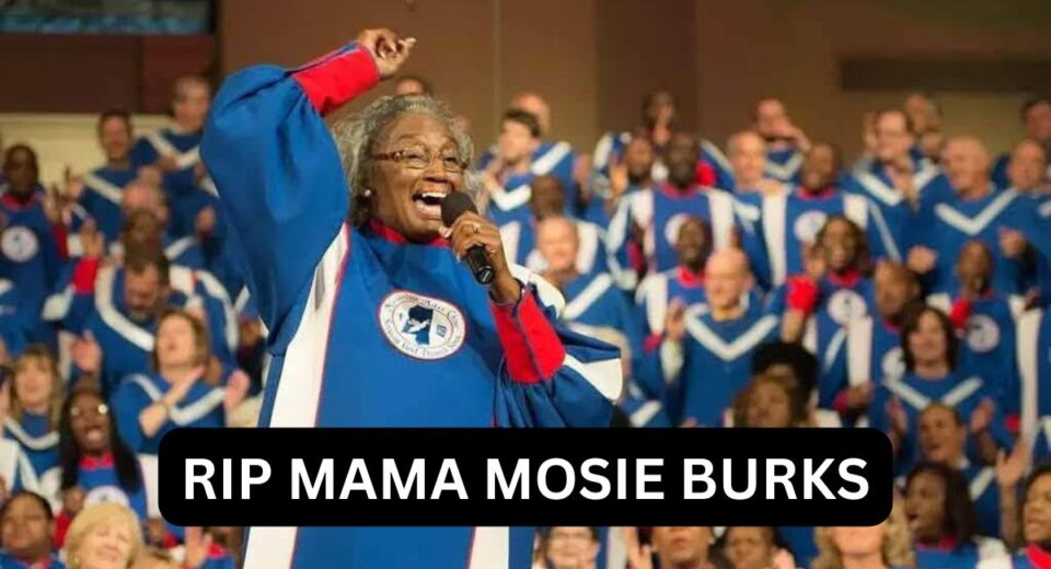 Mama Mosie Burks singing with Mississippi Mass Choir